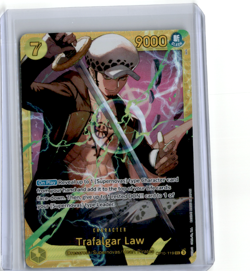 Trafalgar Law OP10-119 Royal Blood Secret Rare Near Mint One Piece TCG - Image 1
