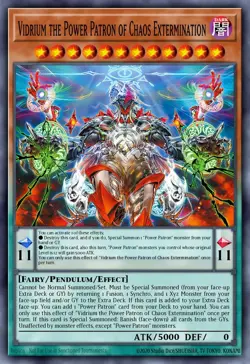 YUGIOH BLZD-EN010 Vidolium the Unstable Power Patron of Unity Super Rare 1st Edi - Image 1