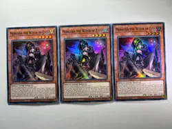 3 x Morgana the Witch of Eyes DUAD-EN026 Super Rare 1st Ed YuGiOh Playset NM - Image 1