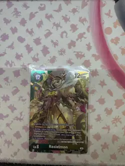 Rasielmon LM-042 P Digimon CCG | BT-21 Limited Card NM - Image 1