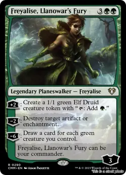 Freyalise, Llanowar's Fury [CMM - 290] - LP TCG MTG - Image 1
