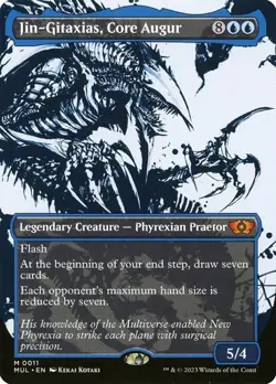 NM Showcase Jin-Gitaxia, Core Augur, MTG, Multiverse Legends, Magic, 11 - Image 1