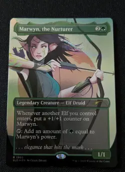 MTG - Marwyn, the Nurturer - Borderless FOIL NM - Secret Lair Drop Rare #1960 - Image 1