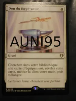 mtg magic Steelshaper's Gift FRENCH vf fr Don du forge-acier commander masters - Image 1