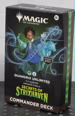 Magic the Gathering - Secrets of Strixhaven Commander Deck - Quandrix Unlimited - Image 1