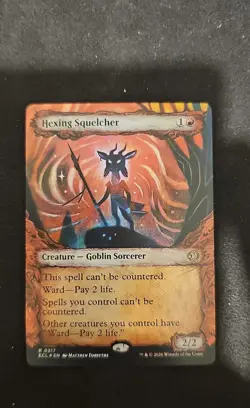 Hexing Squelcher (Showcase) Lorwyn Eclipsed Foil - Image 1
