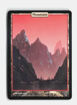 Mountain - Full Art 139 Unhinged MTG NM - Image 1