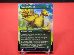 Traveling Chocobo (Borderless) (Chocobo Track Foil) Final Fantasy Foil NM - Image 1