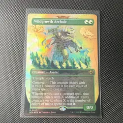 Wildgrowth Archaic (Borderless) Secrets of Strixhaven Foil 0297 MtG - Image 1