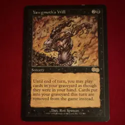 Magic: The Gathering Yawgmoth's Will Urza's Saga Rare Sorcery 171/350 Ron Spenc… - Image 1