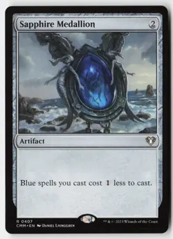 Sapphire Medallion #407 (NM) Commander Masters CMM Magic MTG - Image 1