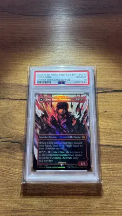 Clive, Ifrit's Dominant #0318 Final Fantasy Artist Borderless-Foil - PSA 10 - Image 1