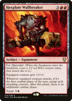 MTG Hexplate Wallbreaker ** Phyrexia: All Will Be One Commander ** English - Image 1
