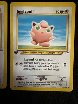 Pokemon Jigglypuff Neo Destiny 1st Edition Uncommon Card 44/105 - Image 3