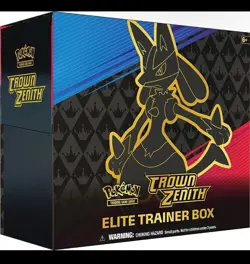 Pokemon Crown Zenith ETB Elite Trainer Box Factory Sealed Brand New Minor Tear - Image 1