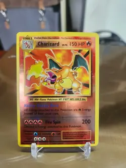 Pokemon TCG Charizard Evolutions 11/108 Reverse Holo Rare HP - Image 1