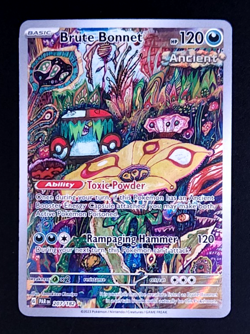 Pokemon Brute Bonnet 207/182 SV04 Paradox Rift Illustration Rare Holo 120 HP - Image 1