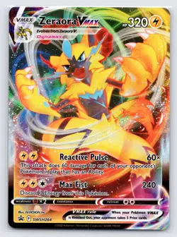 Zeraora VMAX SWSH264 Holo Promo Sword & Shield Promo Pokemon Near Mint - Image 1