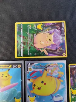 Lot Of Pokemon Pikachu Cards Surfing Flying Vmax Gnaw - Image 3
