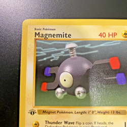 Magnemite 53/102 1st Edition Shadowless Base Set Regular LP+ - Pokemon Card - Image 2