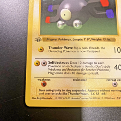 Magnemite 53/102 1st Edition Shadowless Base Set Regular LP+ - Pokemon Card - Image 5