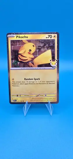 Pikachu 051/162 Pokemon Day 2026 30th Anniversary Stamped Promo Pokemon NM+ - Image 1