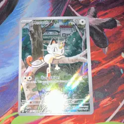 Pokemon TCG Meowth Me02: Phantasmal Flames Illustration Rare 106/094 Holo 70 HP - Image 1
