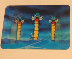 Pokemon Gyarados Lenticular 3D Promo Card PIKA-0027D Pioneer Viz Video - Image 1