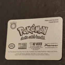 Pokemon Gyarados Lenticular 3D Promo Card PIKA-0027D Pioneer Viz Video - Image 5