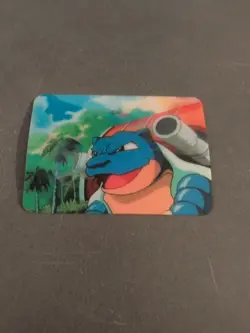 Pokemon Lenticular Blastoise Viz Video Pioneer PIKA-0028D DVD 3D Promo Card - Image 1
