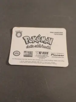 Pokemon Lenticular Blastoise Viz Video Pioneer PIKA-0028D DVD 3D Promo Card - Image 2
