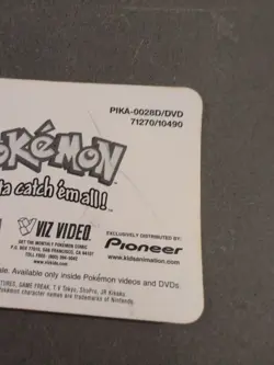 Pokemon Lenticular Blastoise Viz Video Pioneer PIKA-0028D DVD 3D Promo Card - Image 4