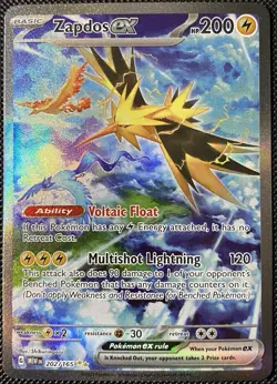 Zapdos ex 202/165 Sv: Scarlet & Violet 151 Holo - Pokemon Card - Image 1