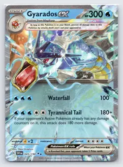 Gyarados ex 045/198 Double Rare Scarlet & Violet Pokemon Near Mint - Image 1
