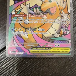 Pokemon Mega Dragonite EX Full Art Holo 370 HP 330 ATK 271/217 EN - Image 4