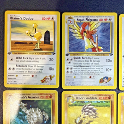 Vintage Pokemon Gym Challenge 1st Edition (12) Card Lot- Rare/Uncom/Comm Mix- LP - Image 2