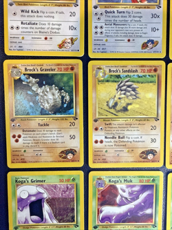 Vintage Pokemon Gym Challenge 1st Edition (12) Card Lot- Rare/Uncom/Comm Mix- LP - Image 4