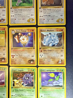 Vintage Pokemon Gym Challenge 1st Edition (12) Card Lot- Rare/Uncom/Comm Mix- LP - Image 5