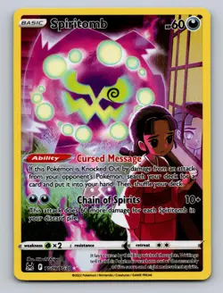 SPIRITOMB TG09/TG30 HOLO LOST ORIGIN TRAINER GALLERY POKEMON NM - Image 1