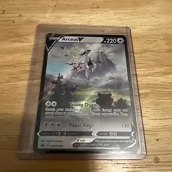 Arceus V SWSH204 - Pokemon Promo Black Star Card NM - Image 1
