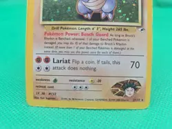 Pokemon TCG Brock's Rhydon 002/132 Gym Heroes Holo - Image 5