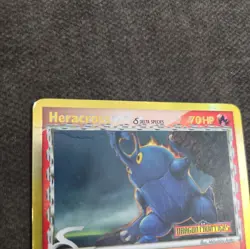 Heracross - Pokemon Card - Dragon Frontiers 3/101 - Ultra Rare Holo STAMP - MP - Image 5