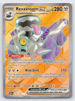 Revavroom ex 216/197 Ultra Rare Obsidian Flames Pokemon Near Mint - Image 1