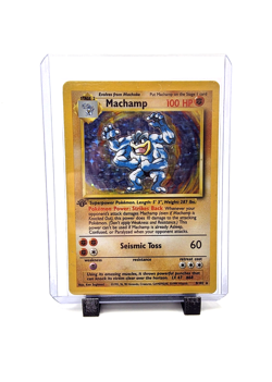 Pokemon Machamp 8/102 Deck Exclusives Holo Rare 1st Edition English - Image 1