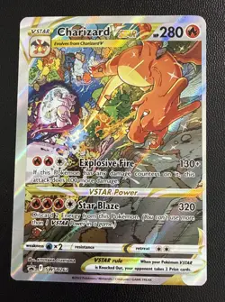 CHARIZARD VSTAR 2022 POKEMON SWSH BLACK STAR PROMO A #SWSH262 - Image 1
