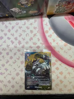 Vikemon LM-040 P Digimon CCG | BT-21 Limited Card NM - Image 1