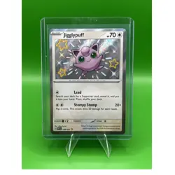 Pokemon TCG Sv: Paldean Fates Jigglypuff 198/091 Shiny Rare Holo - Image 1
