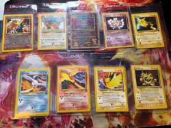 9 Pokemon movie black star vintage lot wotc WB stamped M/NM Grade These Huge Lot - Image 1