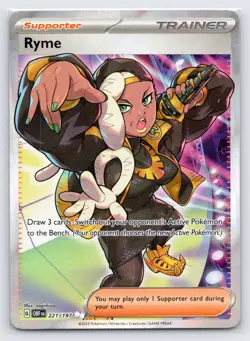 Ryme 221/197 Ultra Rare Obsidian Flames Pokemon Near Mint - Image 1
