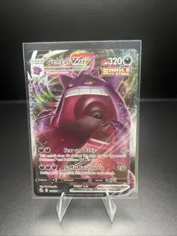 2021 Pokemon Gengar VMAX Gigantamax 157/264 Full Art Fusion Strike TCG Card NM - Image 3